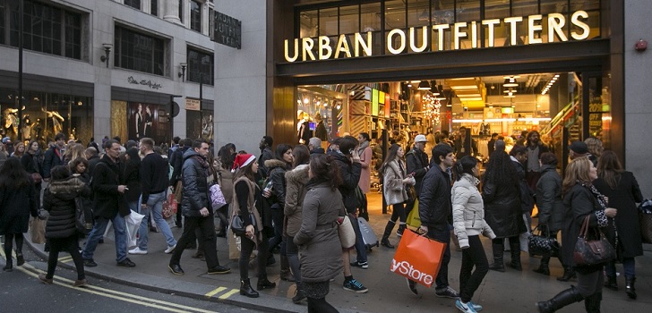 Urban Outfitters duplica su beneficio y crece un 11,2% en los nueve primeros meses